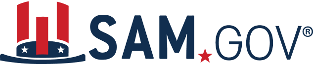 Official SAM.gov logo — U.S. System for Award Management